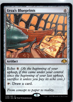 Urza's Blueprints R Dominaria Remastered 238 NM