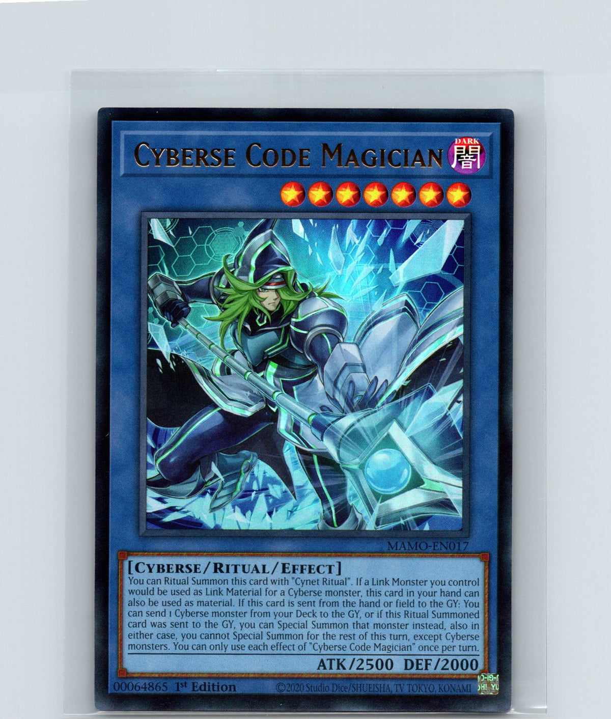 Cyberse Code Magician 1st Edition Ultra Rare Magnificent Monsters MAMO-EN017 NM