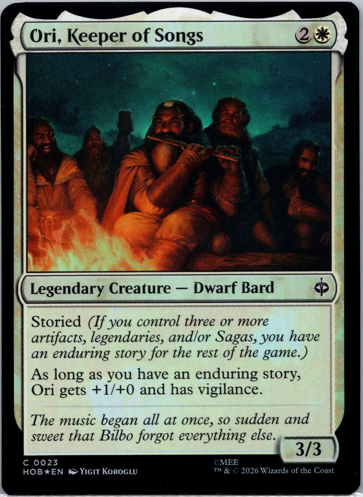 Ori, Keeper of Songs Foil C The Hobbit 23 NM