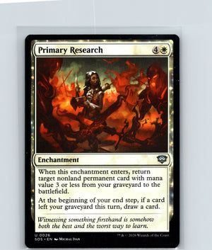 Primary Research U Secrets of Strixhaven 26 NM