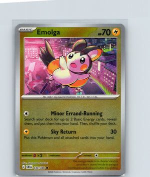 Emolga Reverse Holo Common ME04: Chaos Rising 030/086 NM