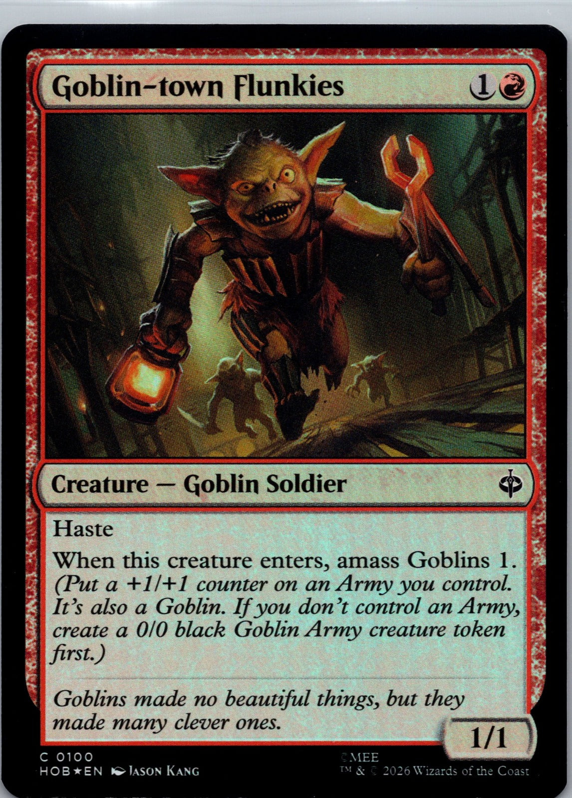 Goblin-town Flunkies Foil C The Hobbit 100 NM