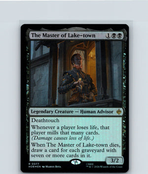 The Master of Lake-town Foil R The Hobbit 77 NM