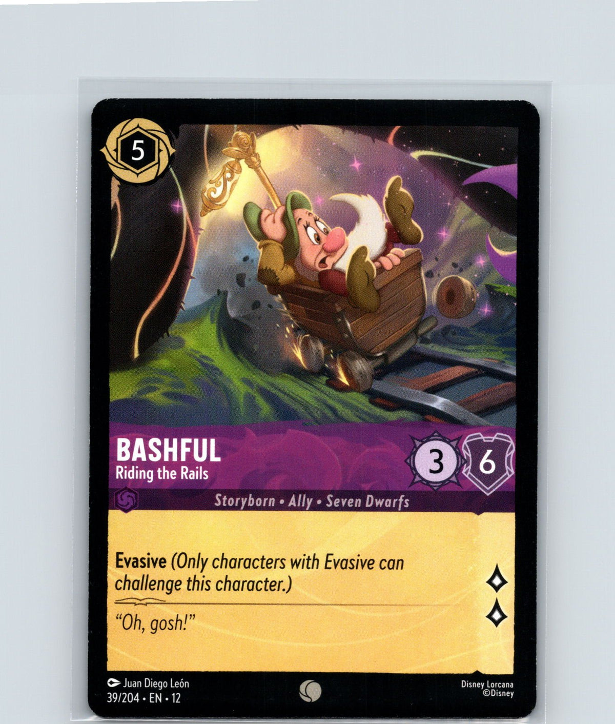 Bashful - Riding the Rails Common Wilds Unknown 39/204 NM