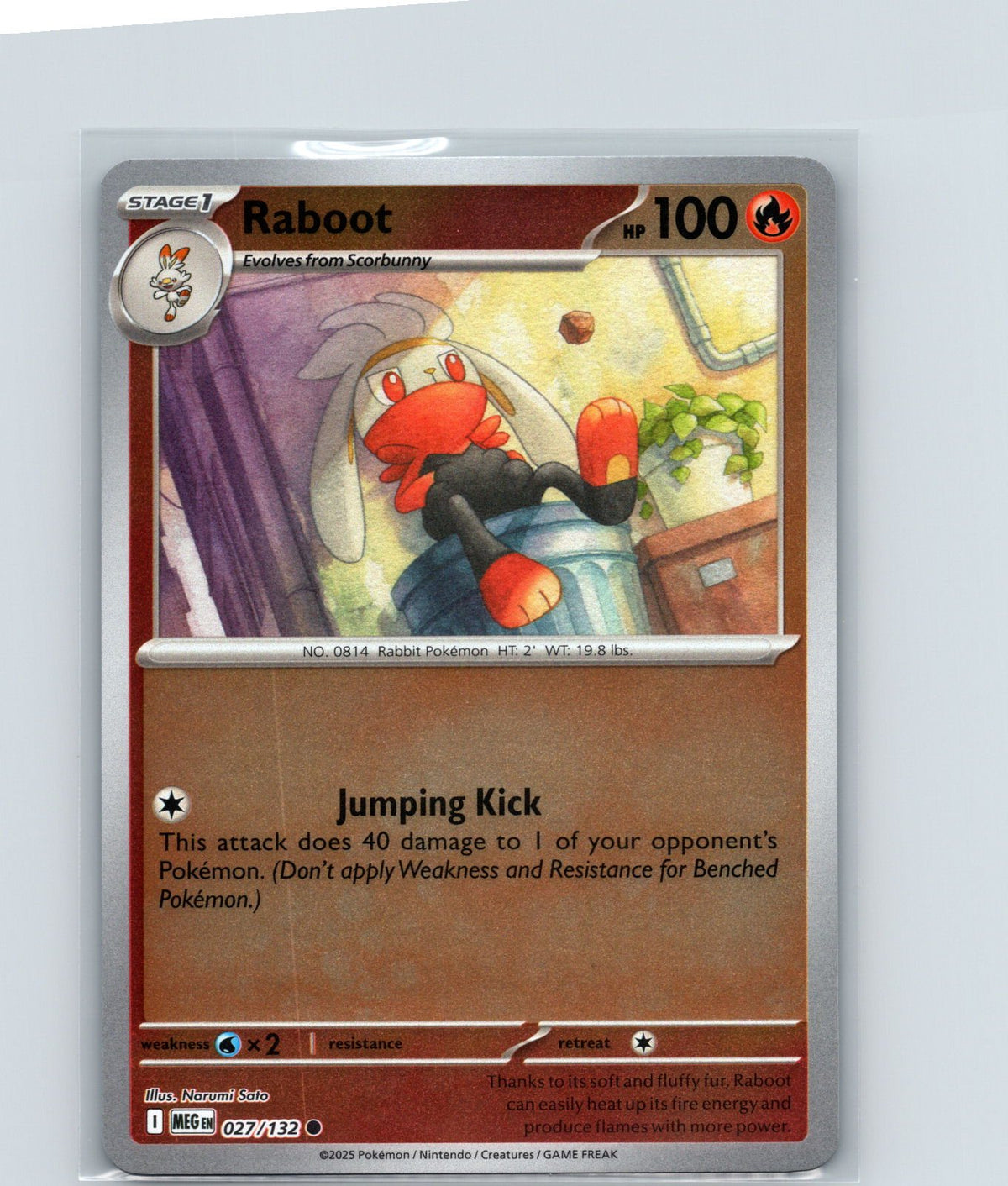 Raboot Common ME01: Mega Evolution 027/132 NM