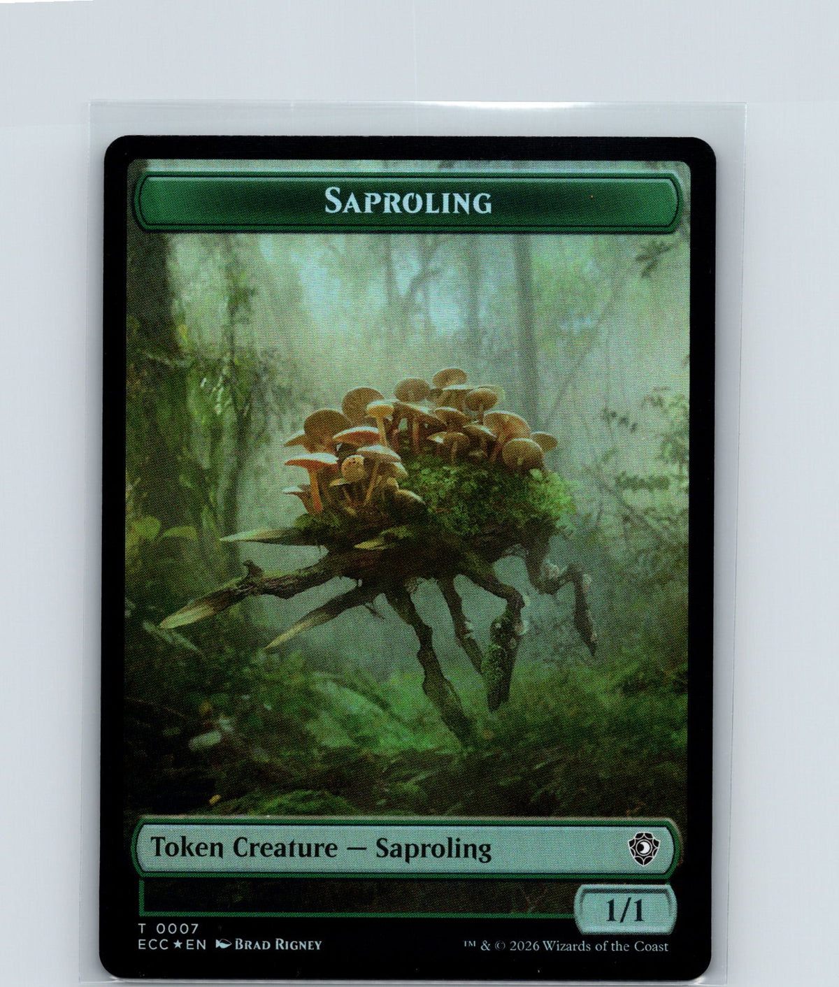 Saproling // Scarecrow Double-Sided Token Foil T 7 // 11 NM