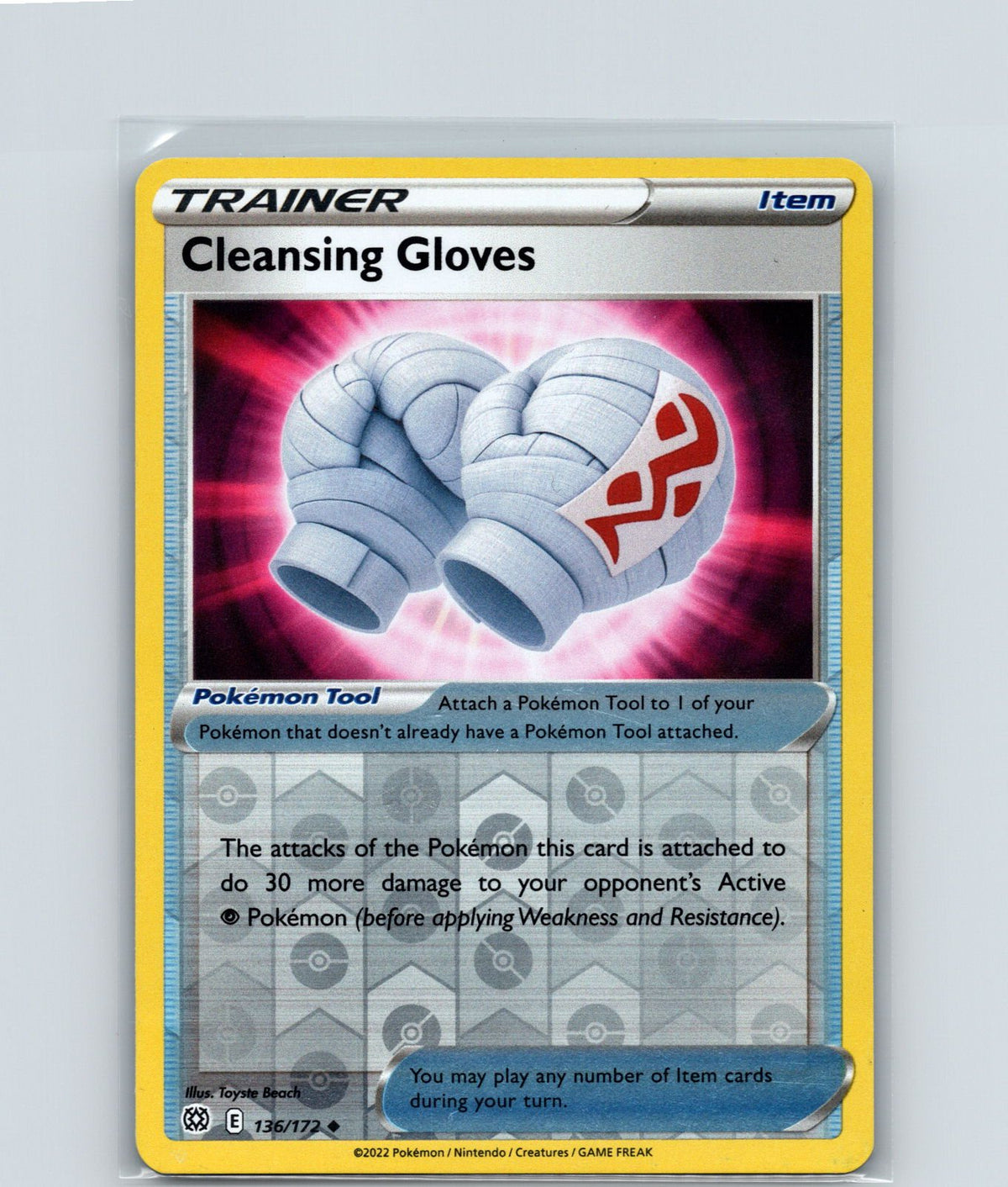 Cleansing Gloves Uncommon SWSH09: Brilliant Stars 136/172 NM