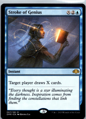 Stroke of Genius R Dominaria Remastered 67 NM