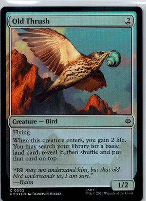Old Thrush Foil C The Hobbit 2 NM