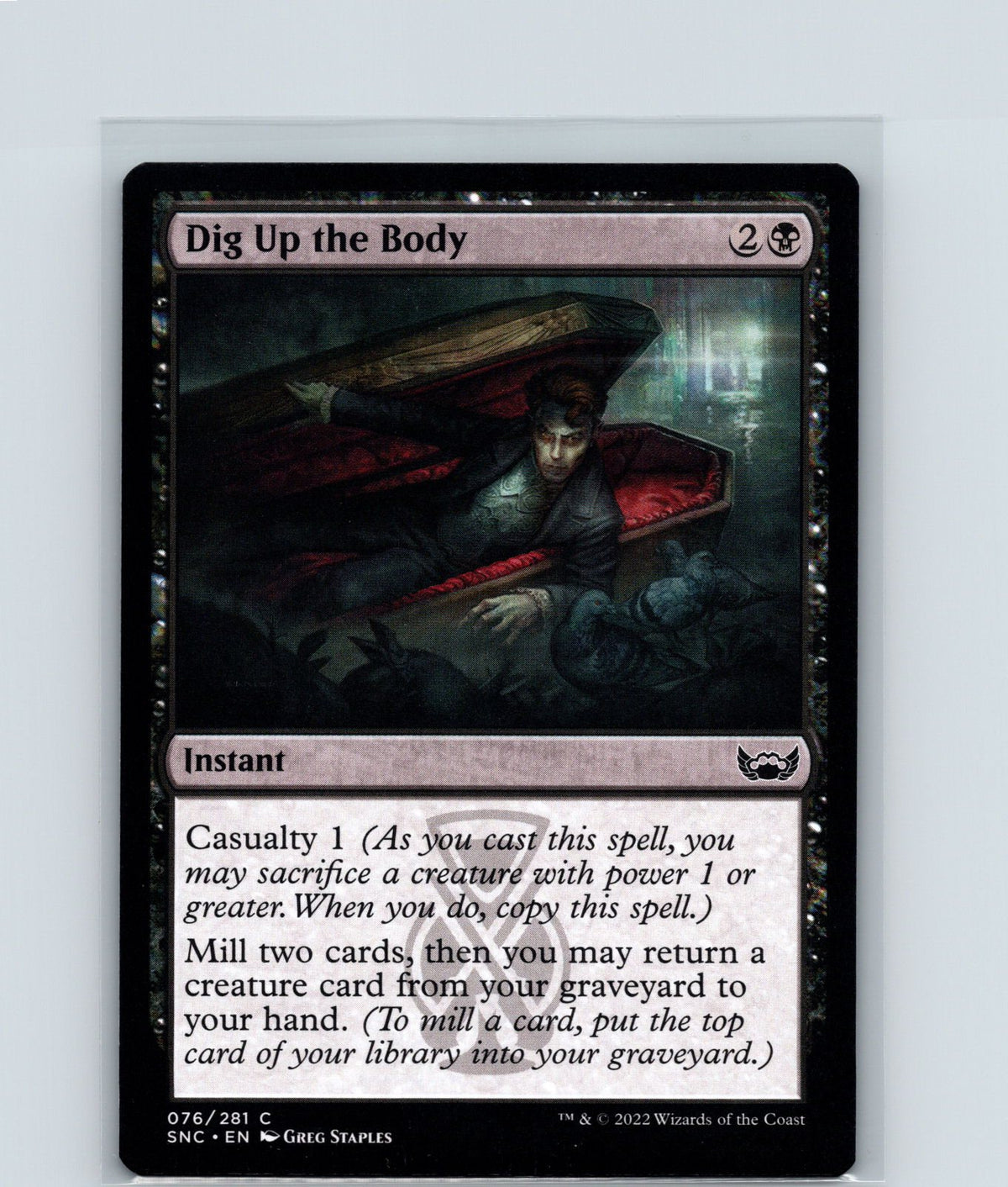 Dig Up the Body C Streets of New Capenna 76 NM