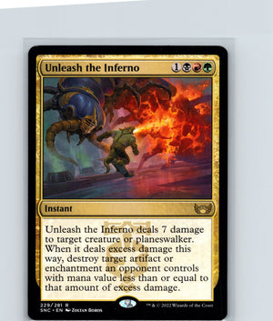 Unleash the Inferno R Streets of New Capenna 229 NM