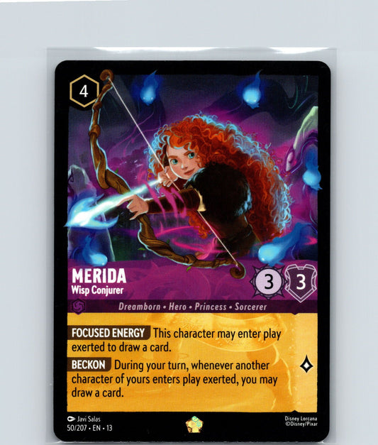 Merida - Wisp Conjurer Legendary Attack of the Vine! 50/207 NM