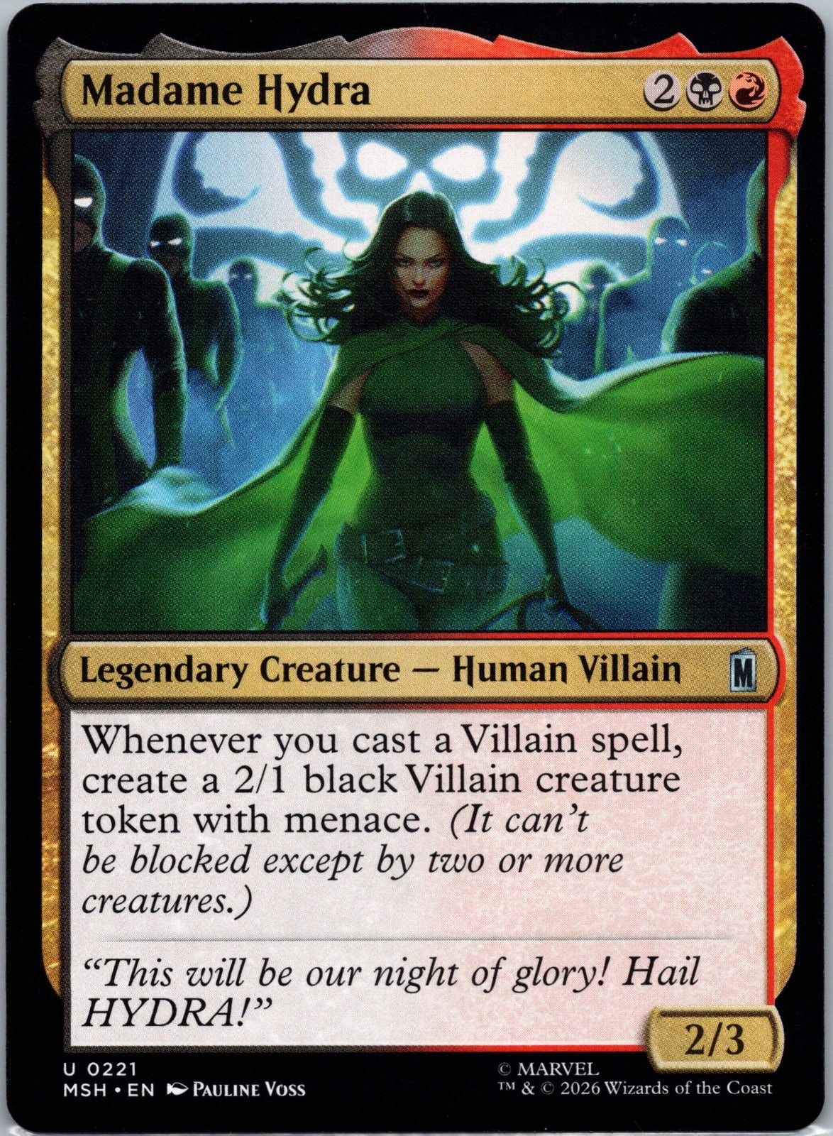 Madame Hydra U Marvel Super Heroes 221 NM
