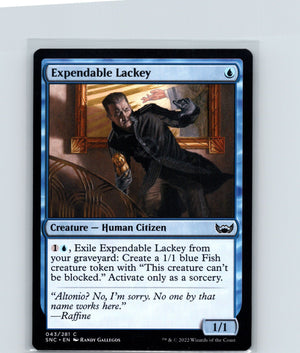 Expendable Lackey C Streets of New Capenna 43 NM