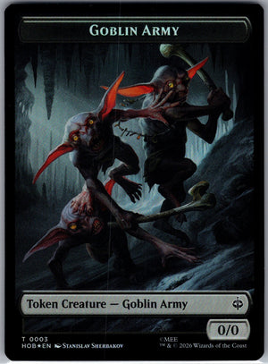 Goblin Army (0003) // Treasure Double-Sided Token Foil T The Hobbit 3 // 12 NM