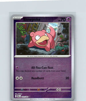 Slowpoke Reverse Holo Common ME05: Pitch Black 029/084 NM