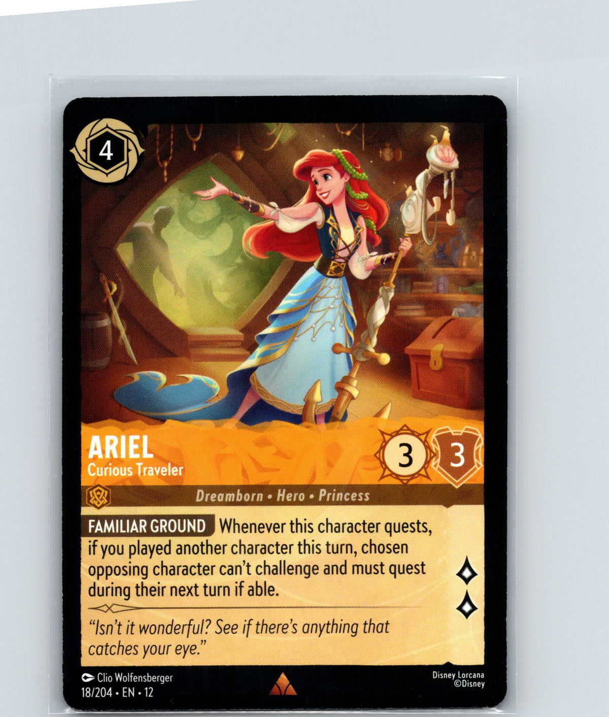 Ariel - Curious Traveler Rare Wilds Unknown 18/204 NM