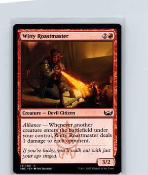 Witty Roastmaster C Streets of New Capenna 131 NM