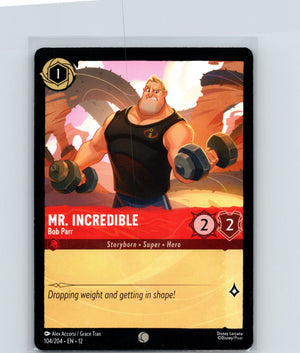 Mr. Incredible - Bob Parr Common Wilds Unknown 104/204 NM