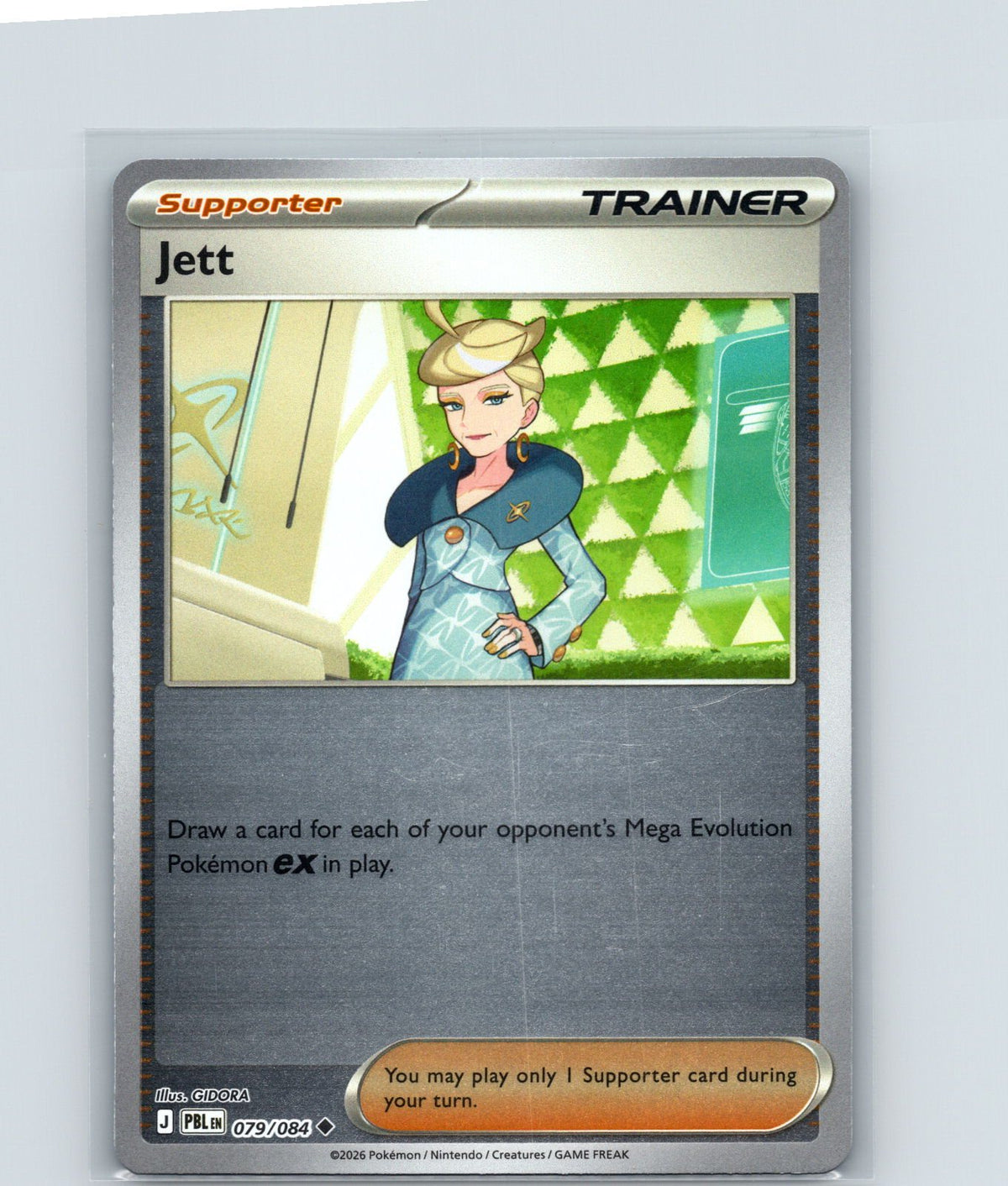 Jett Reverse Holo Uncommon ME05: Pitch Black 079/084 NM