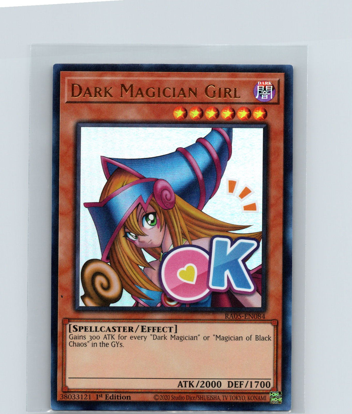 Dark Magician Girl Ultra Rare Rarity Collection 5 RA05-EN084 NM