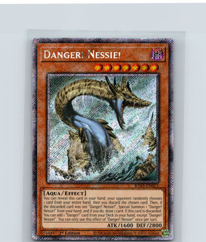 Danger! Nessie! Platinum Secret Rare 1st Edition RA05-EN012 NM