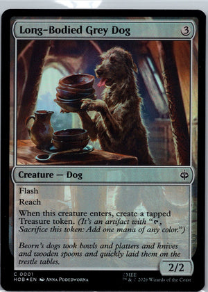 Long-Bodied Grey Dog Foil C The Hobbit 1 NM