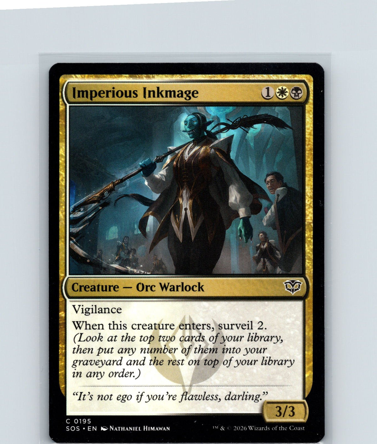 Imperious Inkmage C Secrets of Strixhaven 195 NM