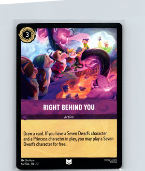 Right Behind You Uncommon Wilds Unknown 64/204 NM