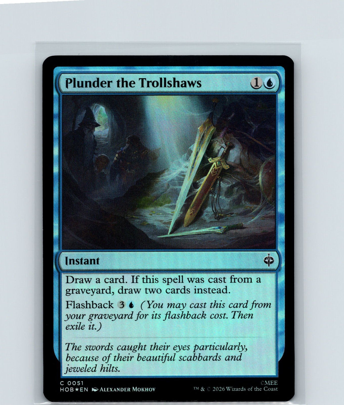 Plunder the Trollshaws Foil C The Hobbit 51 NM