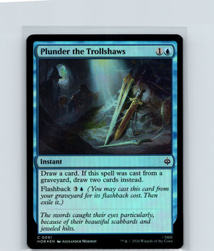 Plunder the Trollshaws Foil C The Hobbit 51 NM