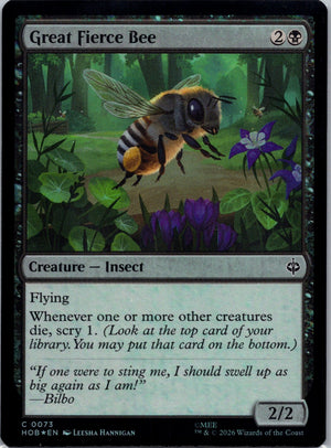 Great Fierce Bee Foil C The Hobbit 73 NM