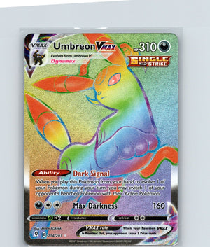 Umbreon VMAX (Secret) Holo Secret Rare SWSH07: Evolving Skies 214/203 NM