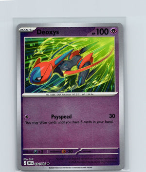 Deoxys Reverse Holo Uncommon ME04: Chaos Rising 034/086 NM