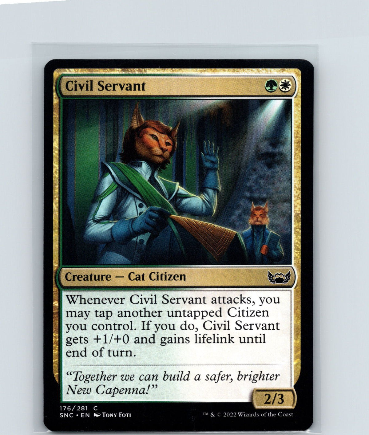 Civil Servant C Streets of New Capenna 176 NM