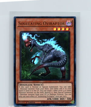Souleating Oviraptor 1st Edition Ultra Rare Rarity Collection 5 RA05-EN011 NM