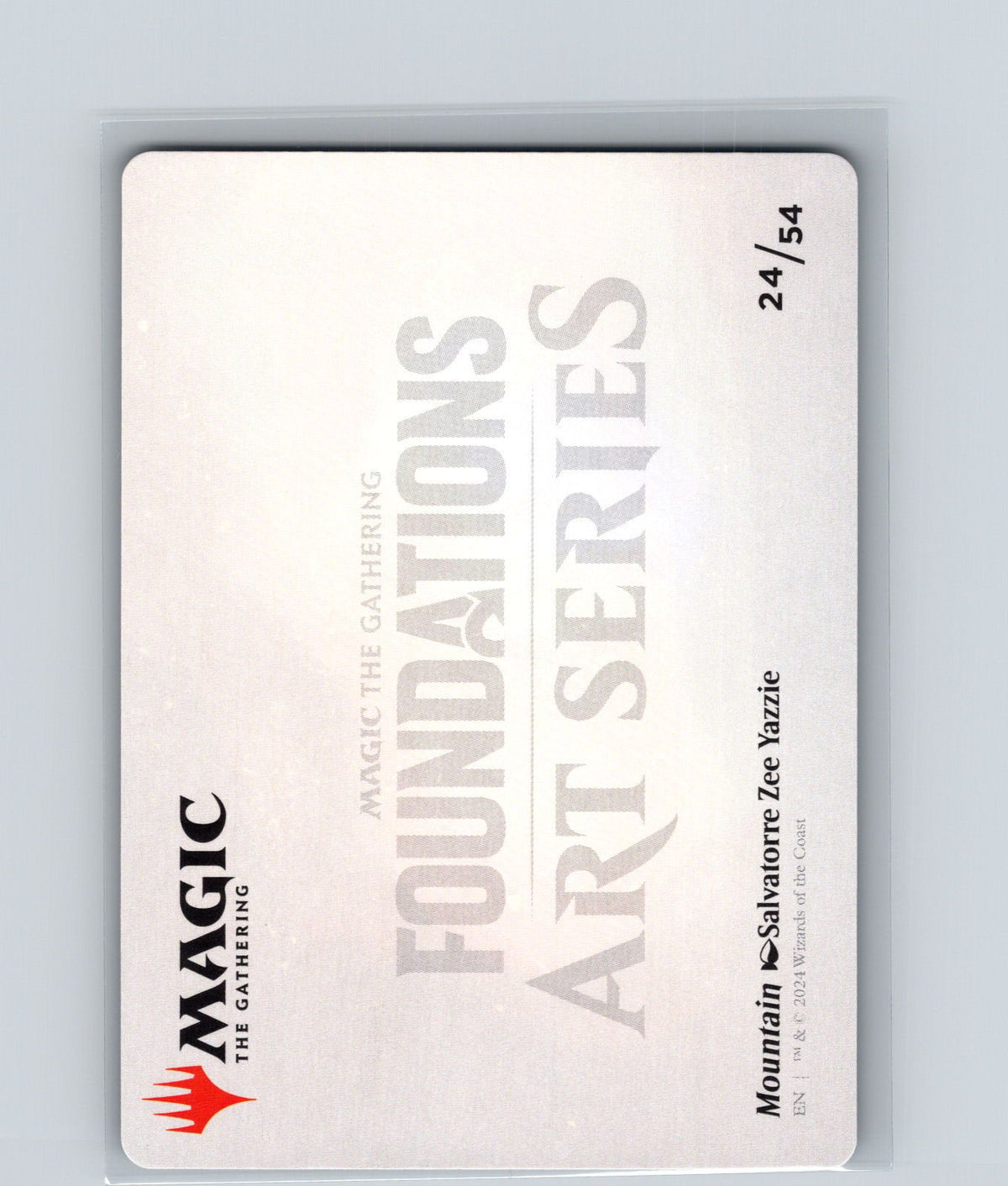 Mountain Art Card (/54) S Art Series: Foundations 24 NM