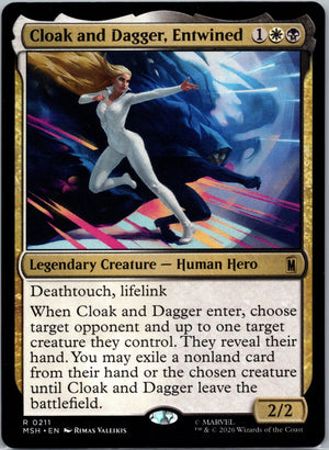 Cloak and Dagger, Entwined R Marvel Super Heroes 211 NM