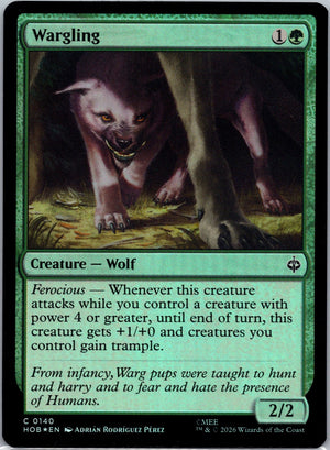 Wargling Foil C The Hobbit 140 NM
