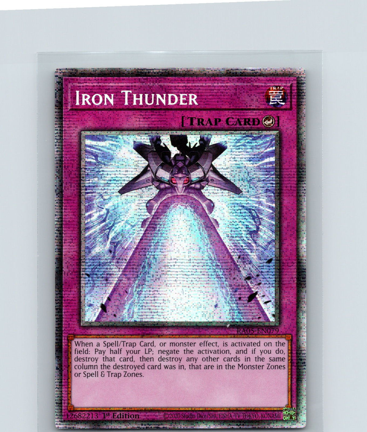 Iron Thunder Starlight Rare 1st Edition RA05-EN079 NM