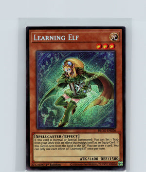 Learning Elf 1st Edition Secret Rare BLGG-EN026 NM