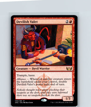 Devilish Valet R Streets of New Capenna 105 NM