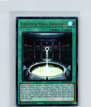 Eldlixir of Black Awakening 1st Edition Ultra Rare RA05-EN065 NM