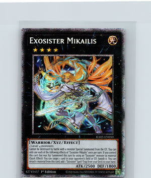 Exosister Mikailis (Starlight Rare) 1st Edition Starlight Rare RA05-EN050 NM