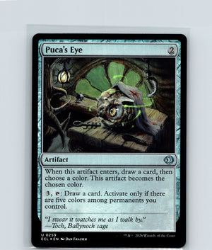 Puca's Eye Foil U Lorwyn Eclipsed 259 NM