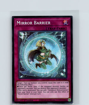 Mirror Barrier 1st Edition Secret Rare BLGG-EN028 NM