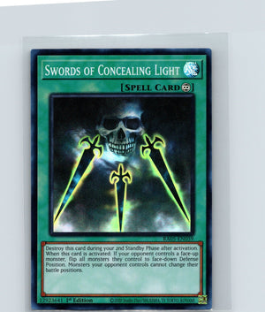 Swords of Concealing Light 1st Edition Super Rare RA05-EN059 NM