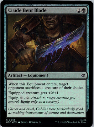 Crude Bent Blade Foil C The Hobbit 63 NM