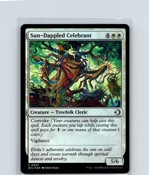 Sun-Dappled Celebrant Foil C Lorwyn Eclipsed 37 NM