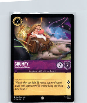 Grumpy - Soreheaded Miner (Foil) Cold Foil Common Wilds Unknown 41/204 NM
